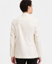 Bar Iii Mens Slim fit Dinner Jacket Blazer 40 S Cream White Floral