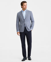 Calvin Klein Mens Slim fit Sport Coat Blazer 40 S Light Blue Plaid