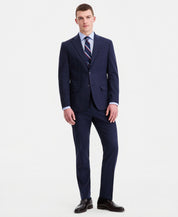 Tommy Hilfiger Mens Modern fit Linen Sport Coat Blazer 38 S Navy Blue Solid