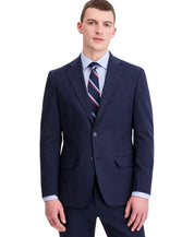 Tommy Hilfiger Mens Modern fit Linen Suit Jacket Blazer 40 R Blue Solid