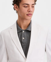 Tommy Hilfiger Mens Modern fit Linen Cotton Sport Coat Blazer 42 L White Solid