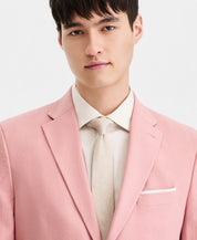 Tommy Hilfiger Mens Modern fit Linen Sport Coat Blazer 40 S Pink Solid