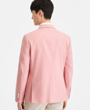 Tommy Hilfiger Mens Modern fit Linen Sport Coat Blazer 40 S Pink Solid