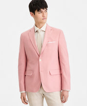 Tommy Hilfiger Mens Modern fit Linen Sport Coat Blazer 40 R Pink Solid