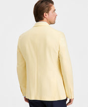 Tommy Hilfiger Mens Modern fit Linen Suit Jacket Blazer 46 R Light Yellow Solid
