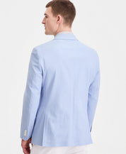 Tommy Hilfiger Mens Modern fit Linen Cotton Sport Coat Blazer 42 S Light Blue