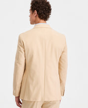 Tommy Hilfiger Mens Modern fit Linen Sport Coat Blazer 44 S Light Tan Solid