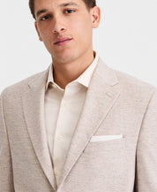 Michael Kors Mens Classic fit Sport Coat Blazer 52 R Oatmeal Tan Solid