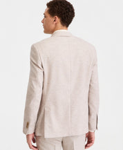 Michael Kors Mens Classic fit Sport Coat Blazer 52 R Oatmeal Tan Solid