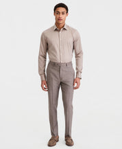 Calvin Klein Mens Slim fit Wool Dress Pants 33 / 30 Tan Light Brown Solid