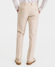 Calvin Klein Mens Slim fit Cotton Dress Pants 38 / 32 Tan Beige Solid