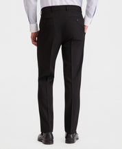 Kenneth Cole Mens Slim fit 3 Piece Suit 44 R Pants 37 / 32 Black Solid