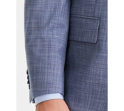 Perry Ellis Portfolio Mens Modern fit 2 Piece Suit 50 L Pants 44 / 33 Blue Solid