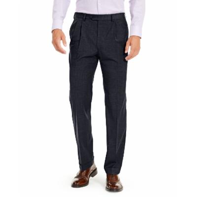 Lauren Ralph Lauren Mens Wool Blend Classic Fit Pants Blue 52 x 30