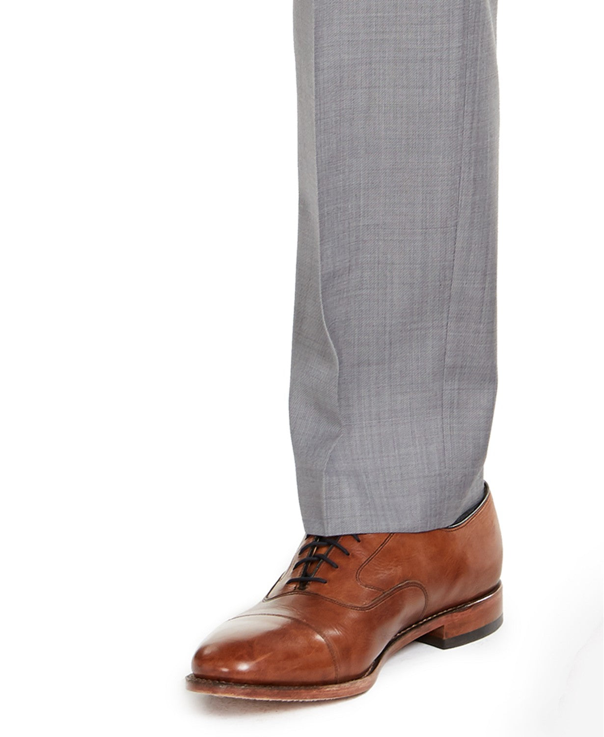 Michael Kors Mens Modern fit Dress Pants 38 / 34 Grey Solid Stretch