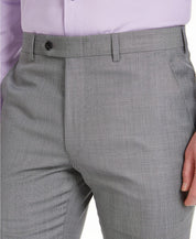 Michael Kors Mens Classic fit Dress Pants 32 / 32 Grey Solid Stretch