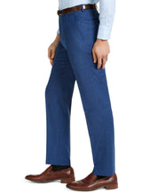 Michael Kors Mens Classic Fit Airsoft Dress Suit Pants Blue Tic 38 x 30