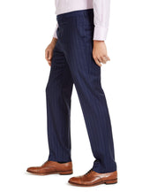 Lauren Ralph Lauren Classic-Fit UltraFlex Dress Pants 48 x 32 Navy Striped