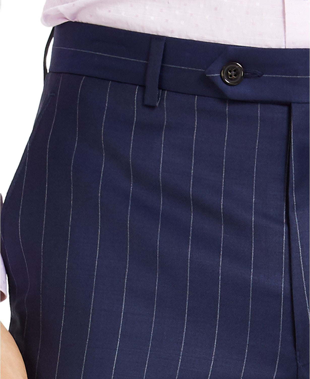 Lauren Ralph Lauren Classic-Fit UltraFlex Dress Pants 48 x 32 Navy Striped