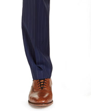 Lauren Ralph Lauren Classic-Fit UltraFlex Dress Pants 48 x 32 Navy Striped