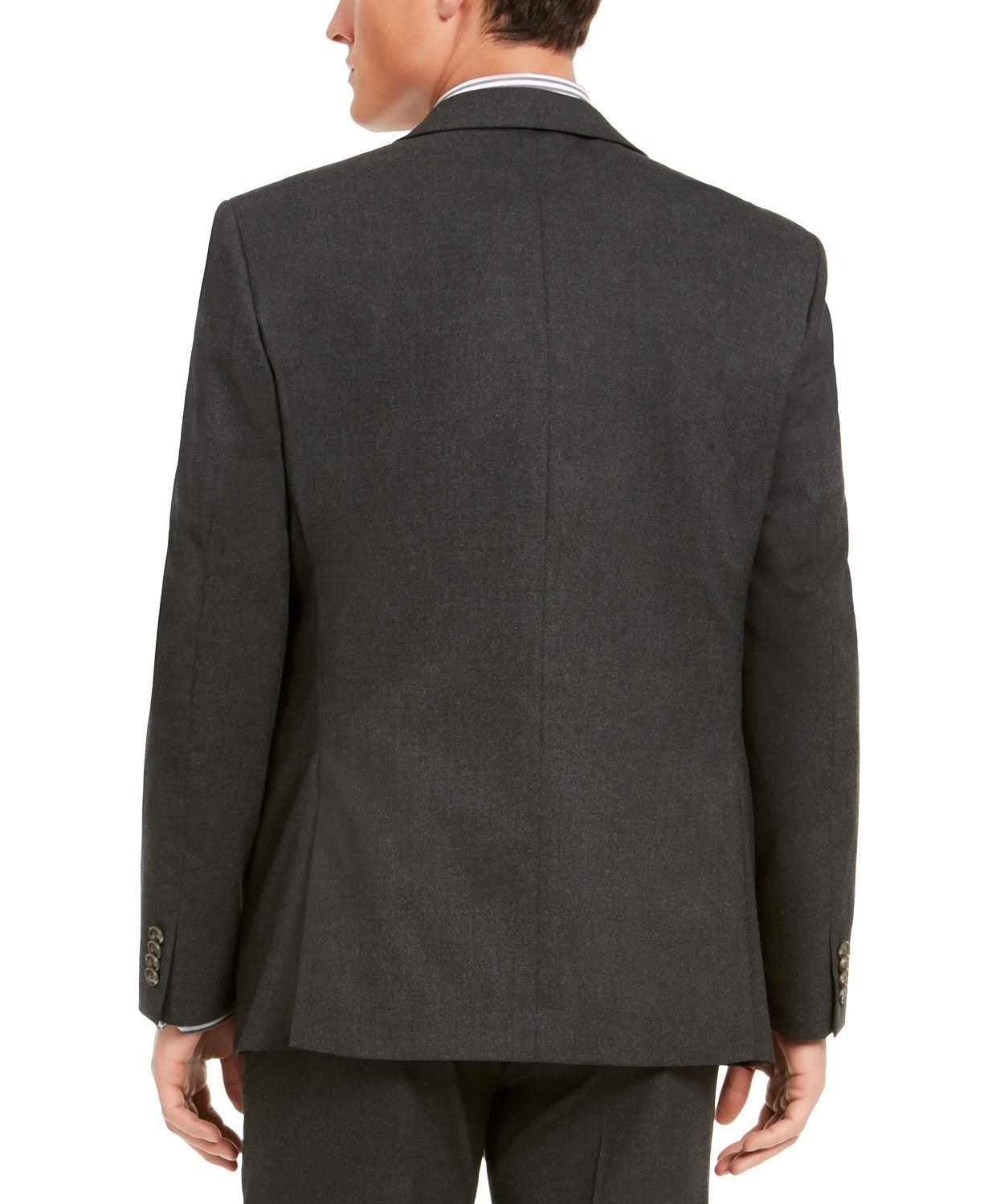 Alfani Men's Classic-Fit Stretch Suit Jacket, Charcoal 42S