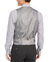 Alfani Men's Classic-Fit Charcoal Suit Vest Small