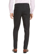 Alfani Men's Slim Fit Stretch Solid Dress Pants Charcoal Grey 34 x 34