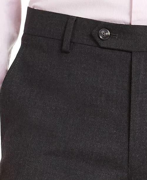 Alfani Men's Slim-Fit Stretch Dress Pants Charcoal 32 x 34