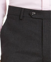 Alfani Mens Dress Pants Slim-Fit Stretch Charcoal Navy 33 x 32