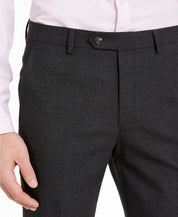 Alfani Men's Slim-Fit Stretch Dress Pants Charcoal 33 x 30