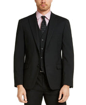 Alfani Mens Slim fit Suit Jacket Blazer 40 R Black Solid Stretch