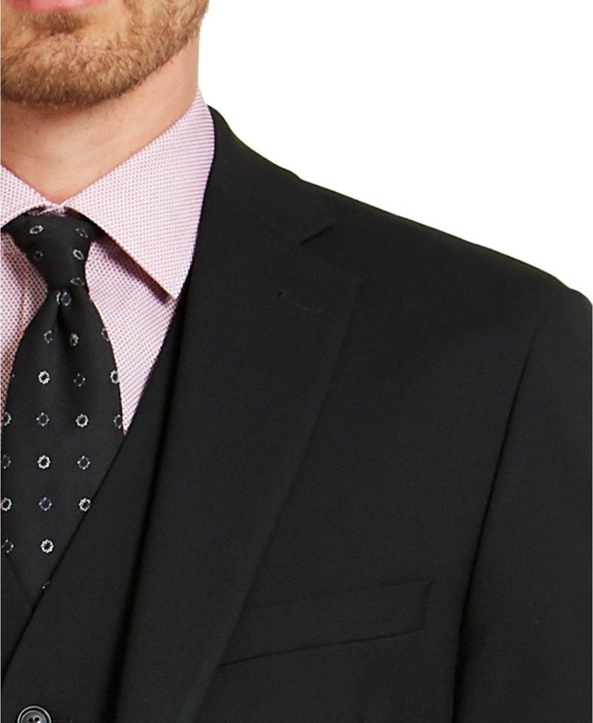 Alfani Mens Slim fit Suit Jacket Blazer 40 R Black Stretch