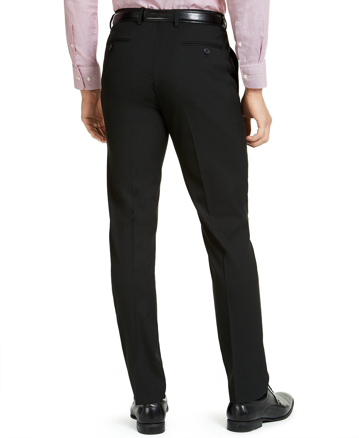 Alfani Mens Slim fit Dress Pants 36 / 30 Black Solid