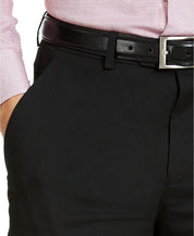 Alfani Mens Slim fit Dress Pants 36 / 32 Black Solid Stretch