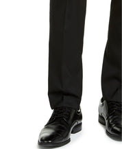 Alfani Mens Slim fit Dress Pants 36 / 32 Black Solid Stretch