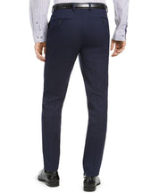 Alfani Mens Slim fit Dress Pants 34 / 30 Blue Solid Stretch