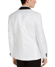 Alfani Mens Slim fit Suit Jacket Blazer 36 S White Black Floral