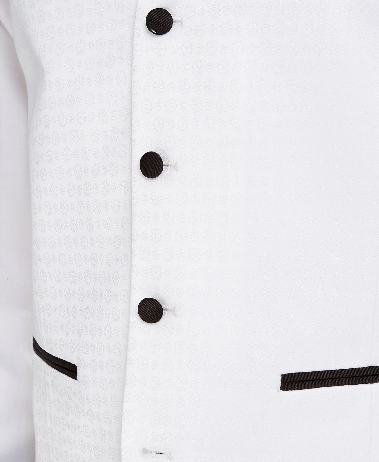 Alfani Mens Slim fit Button-Up Suit Vest Large White Solid Stretch