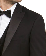 Alfani Mens Slim fit Tuxedo Jacket Blazer 38 R Black Solid