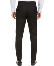 Alfani Mens Slim fit Dress Pants 33 / 32 Black Solid Stretch