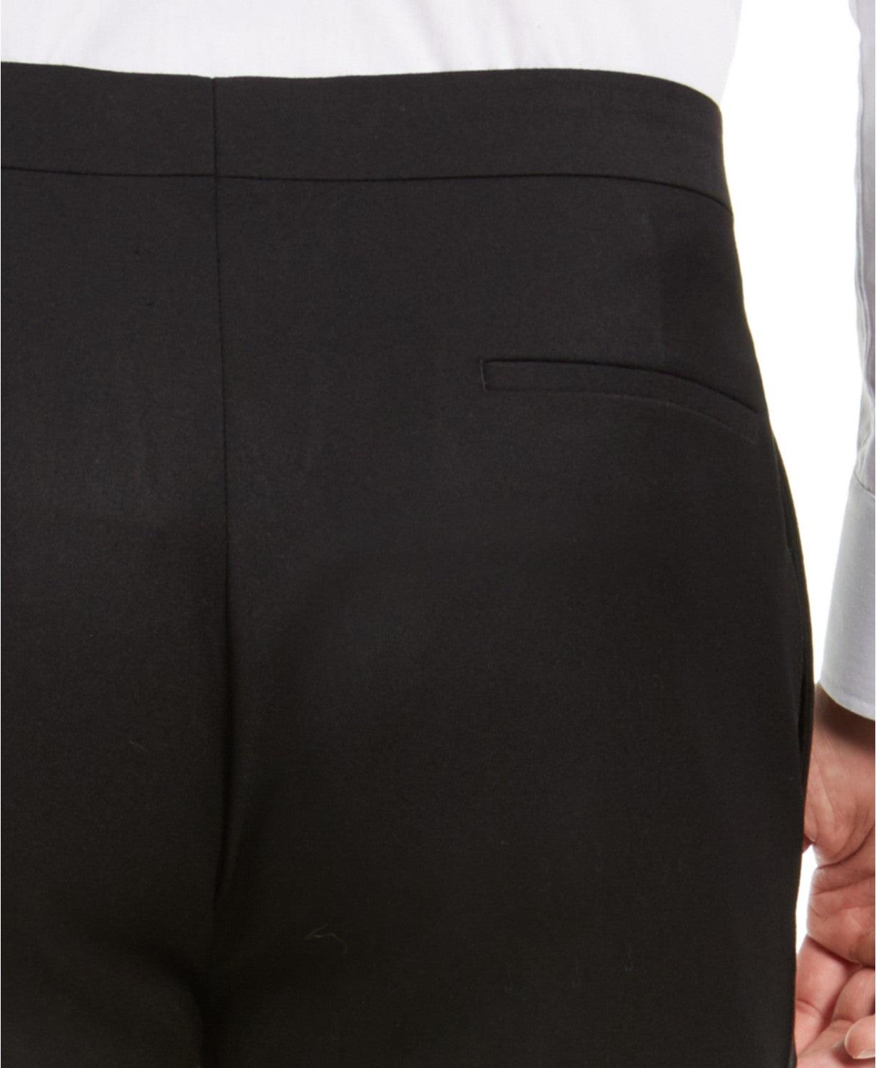 Alfani Mens Slim fit Tuxedo Pants 30 / 32 Black Solid