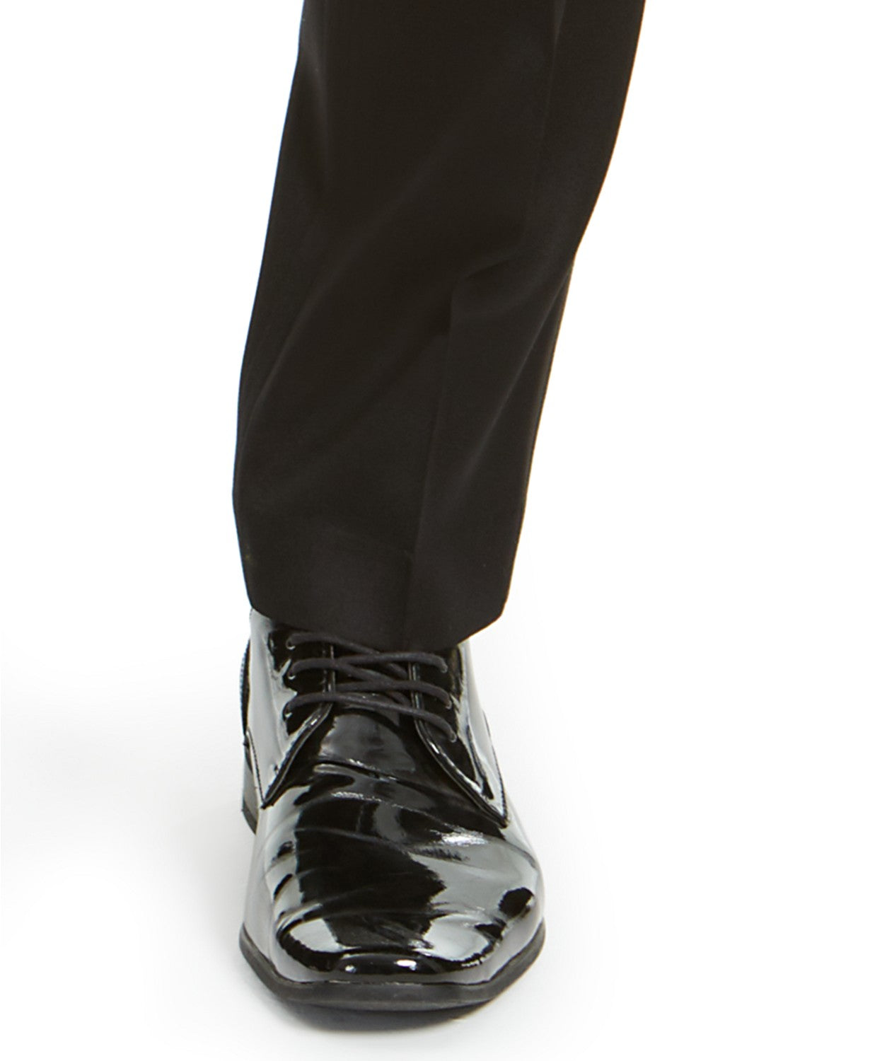 Alfani Mens Slim fit Tuxedo Pants 40 / 32 Black Solid