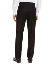 Alfani Mens Classic fit Dress Pants 30 / 32 Black Solid Stretch