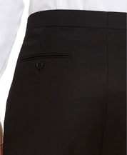 Alfani Mens Classic fit Dress Pants 30 / 32 Black Solid Stretch
