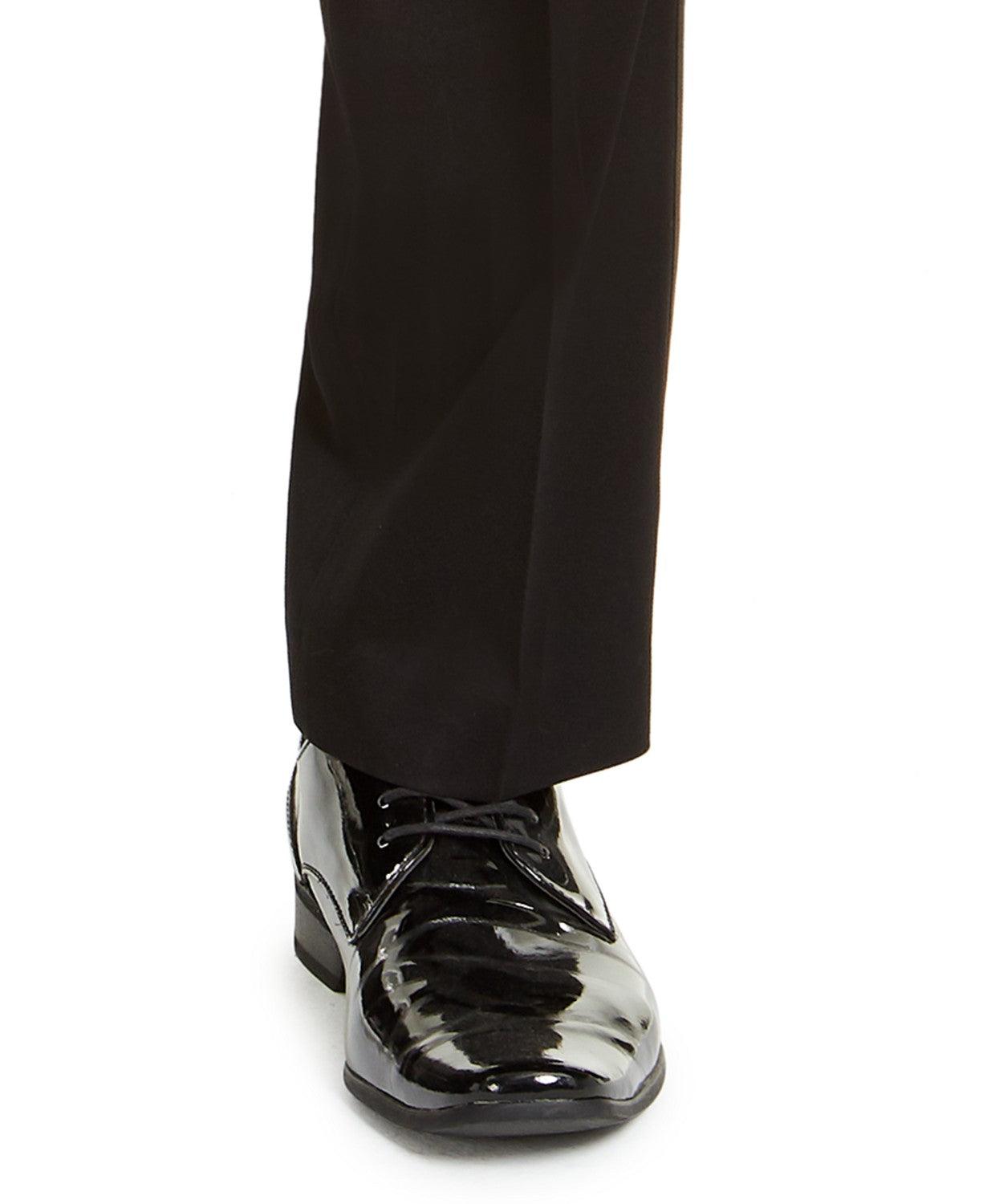 Alfani Mens Classic fit Tuxedo Pants 33 / 30 Black Solid