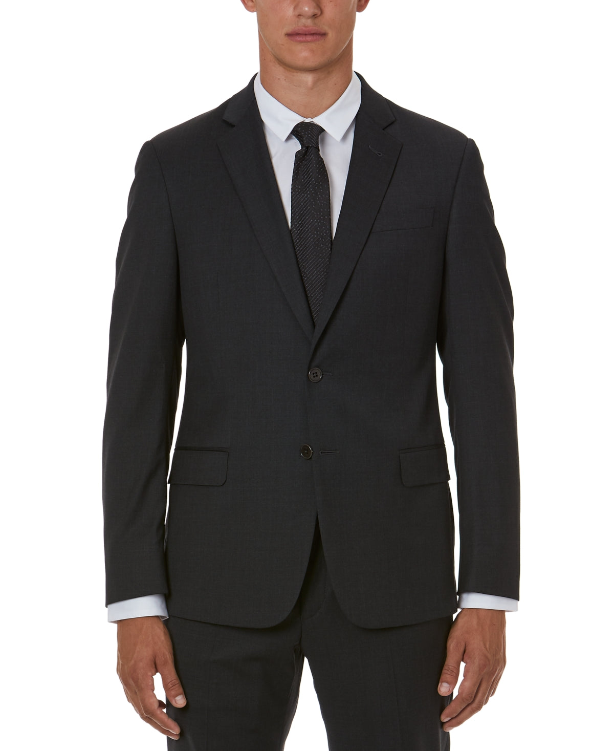 AX Armani Exchange Men's Slim Fit Solid Sport Coat Blazer Suit Jacket 44S Grey