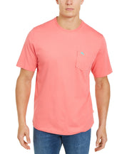 Tommy Bahama Men Regular fit Short Sleeve T-Shirt Shirt XL Pink Solid