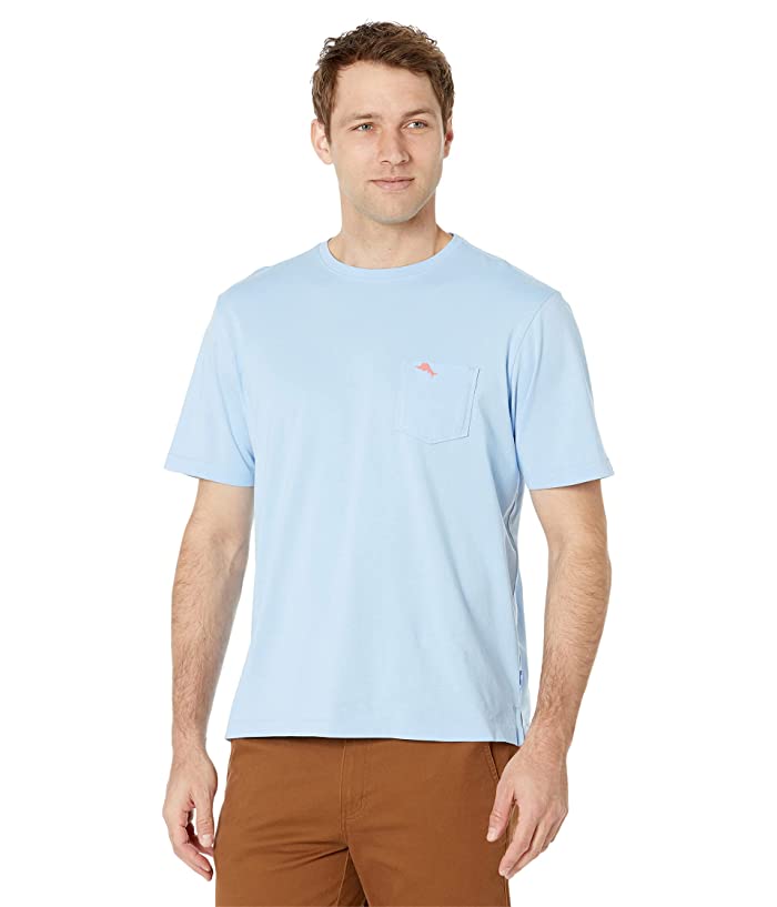 Tommy Bahama Mens New Bali Skyline Short Sleeve T Shirt Blue Large