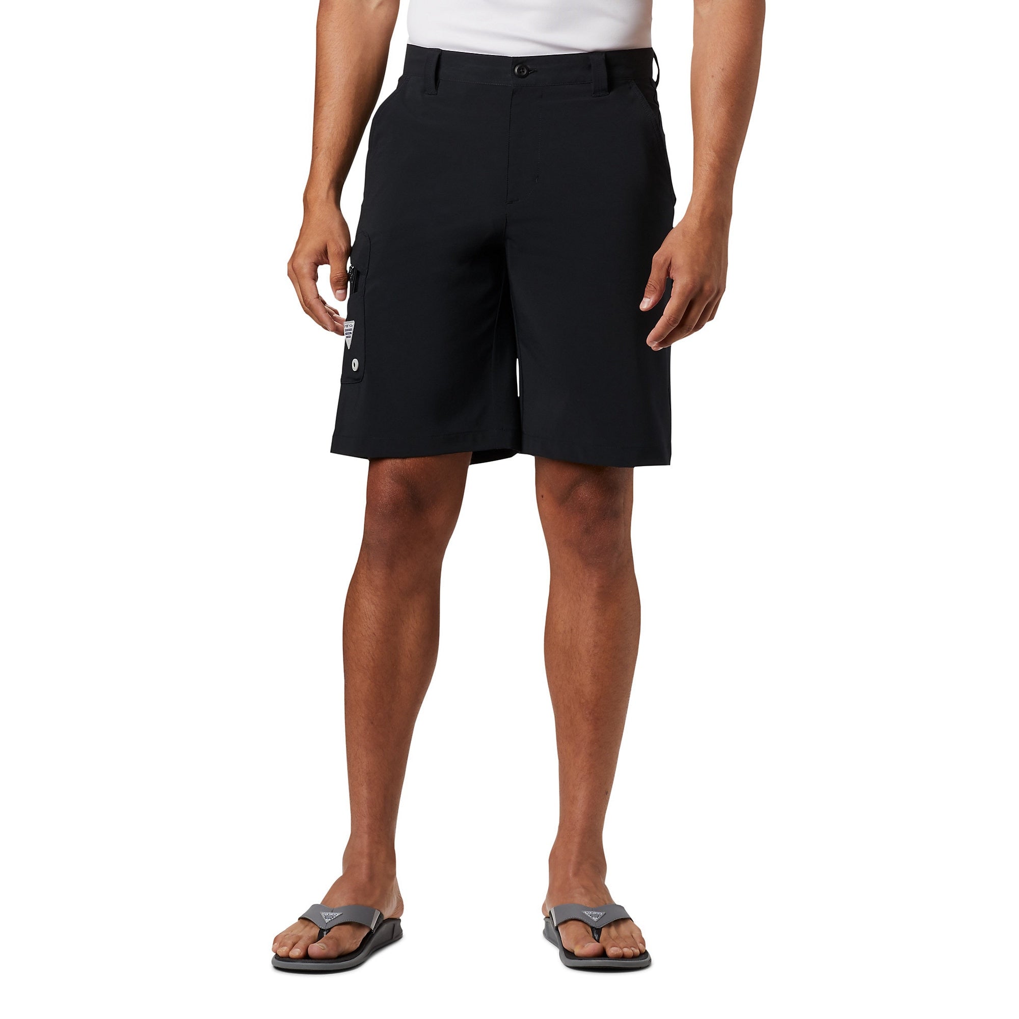 Columbia Mens Regular fit Tackle Shorts 30 / 10 Black Solid