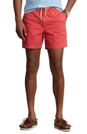 Polo Ralph Lauren Mens 6" Prepster Shorts Starboard Red Small Drawstring